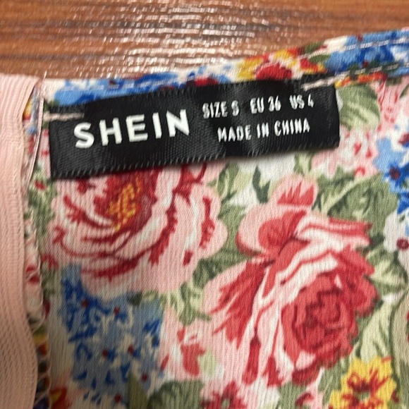 Shein Midi Floral Summer Dress size small - Picture 7 of 8